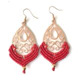 Σκουλαρίκια μακραμέ