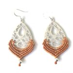 Σκουλαρίκια μακραμέ