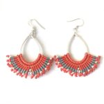 Σκουλαρίκια μακραμέ