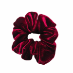 Βελούδινο λαστιχάκι για τα μαλλιά κόκκινο